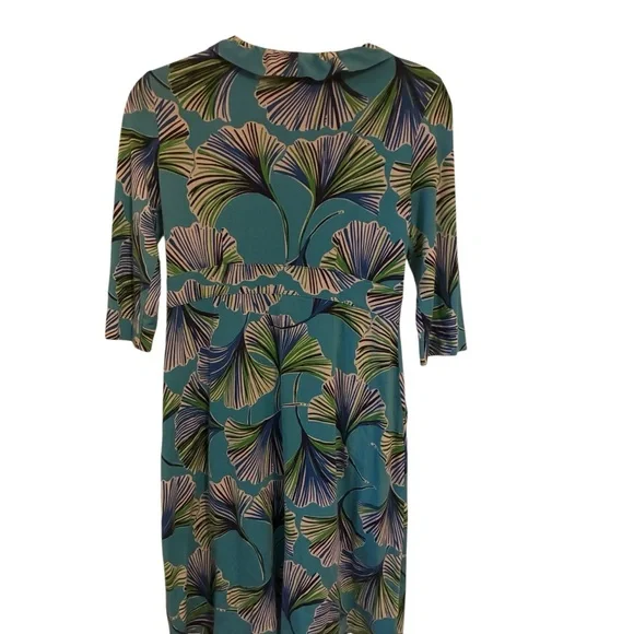 Lilly Pulitzer Blayne Ruffle Neck Silk Blend Dress Size Small - Picture 2 of 4